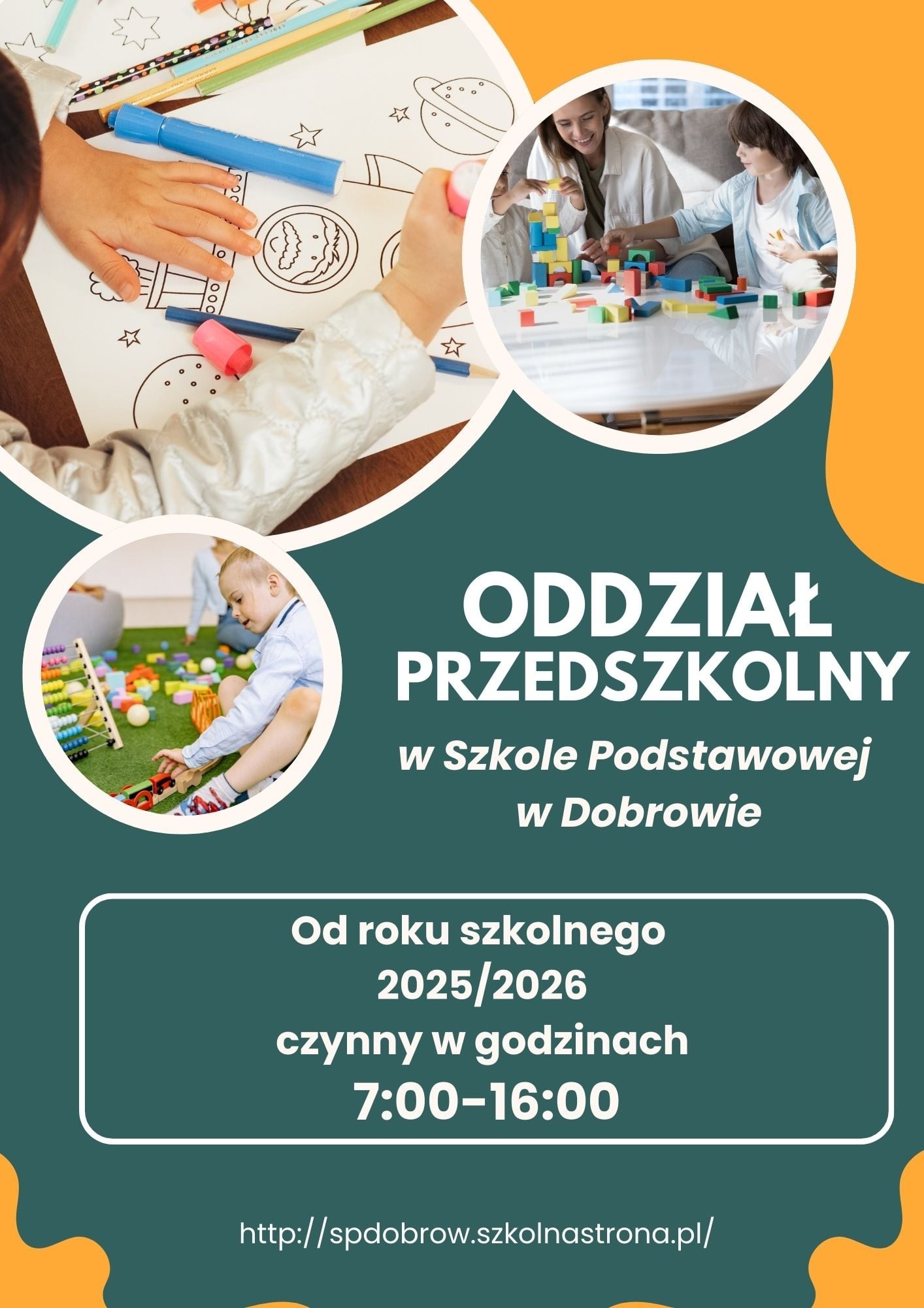 Oddział przedszkolny w Szkole Podstawowej w Dobrowie