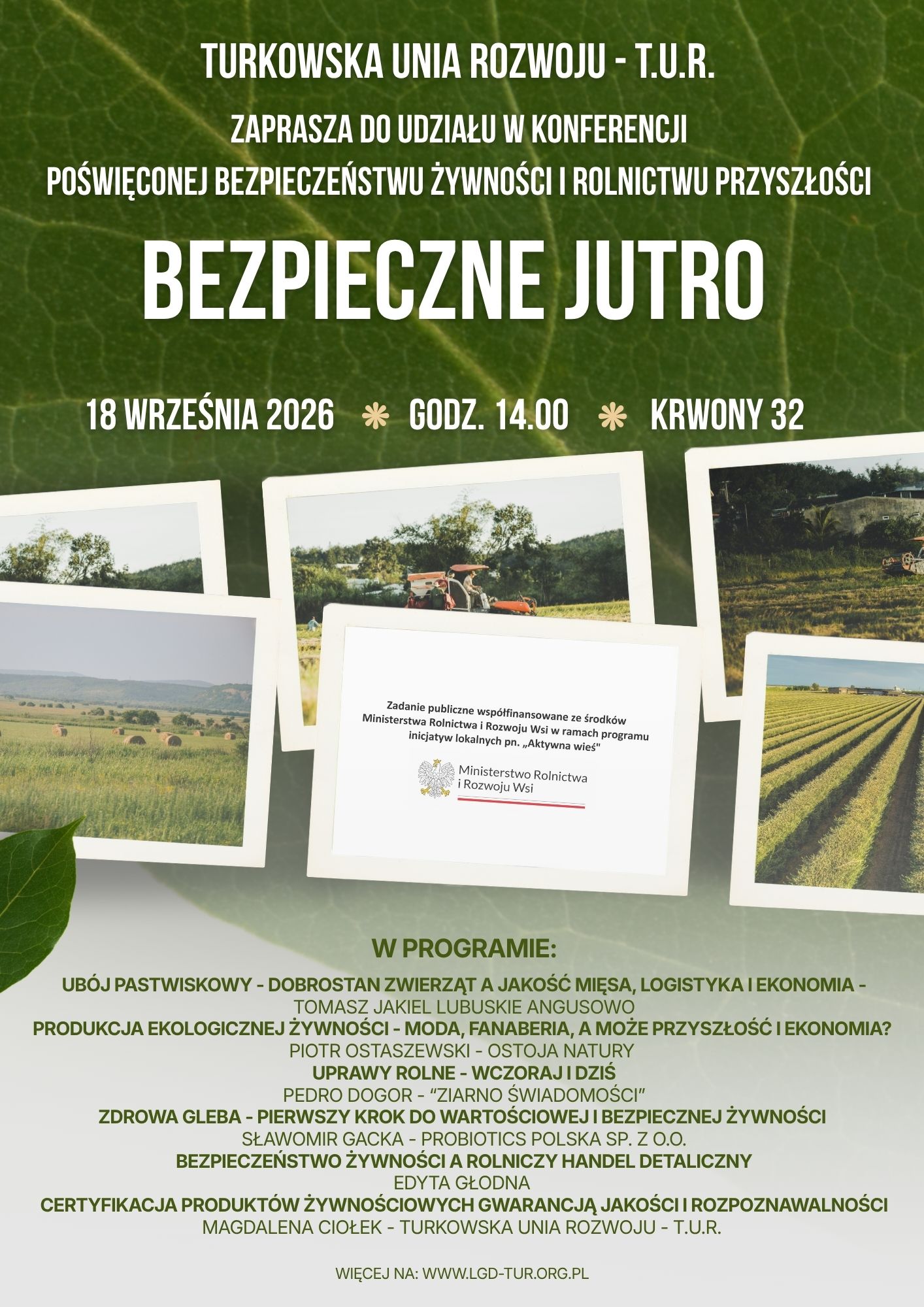 Zaproszenie na&nbsp;konferencję &bdquo;Bezpieczne jutro&rdquo;