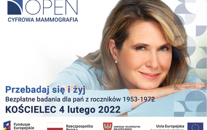 Zdjęcie do Bezpłatne badania mammograficzne